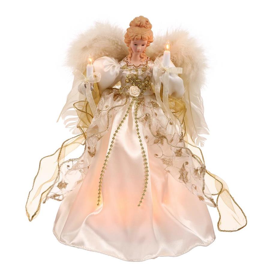 Phillips 14 In Lighted Twinkling Led Angel Christmas Tree Topper 636322 125 The Home Depot