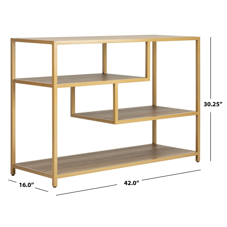 Safavieh Reese Wood Modern Console Table In The Console Tables Department At Lowes Com