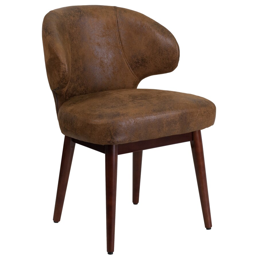 Flash Furniture Comfort Back Series Bomber Jacket Microfiber Contemporary Desk Chair In The Office Chairs Department At Lowes Com