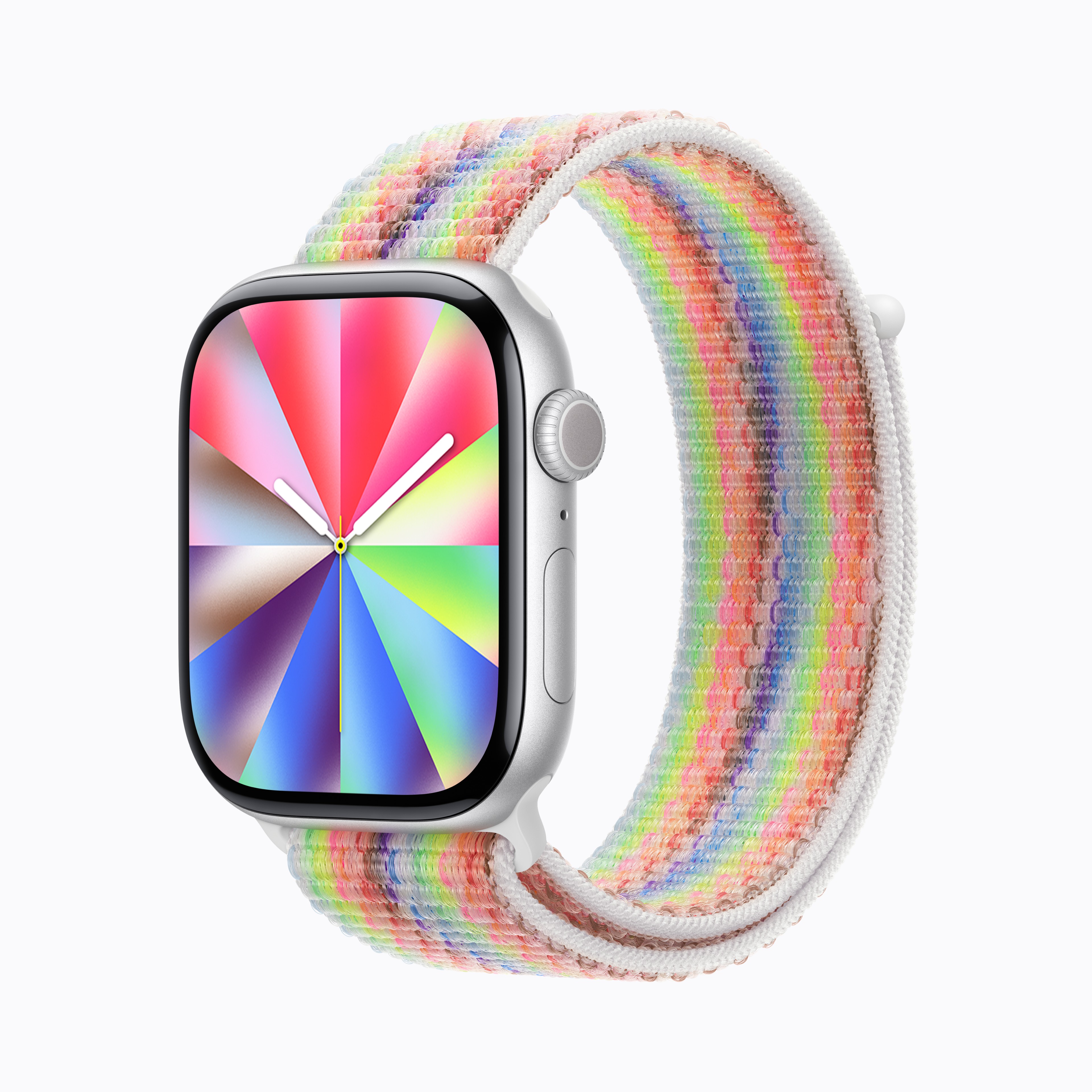 2026年のApple Watch虹色スポーツループが発売。11色の新バンド、文字盤と壁紙も