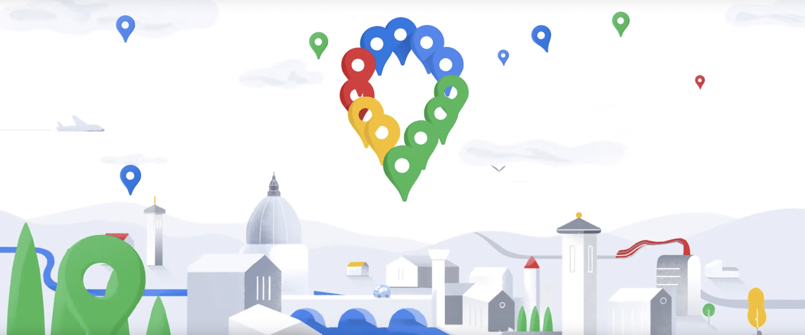 Googleマップが15周年。新しいアイコンと新機能が登場