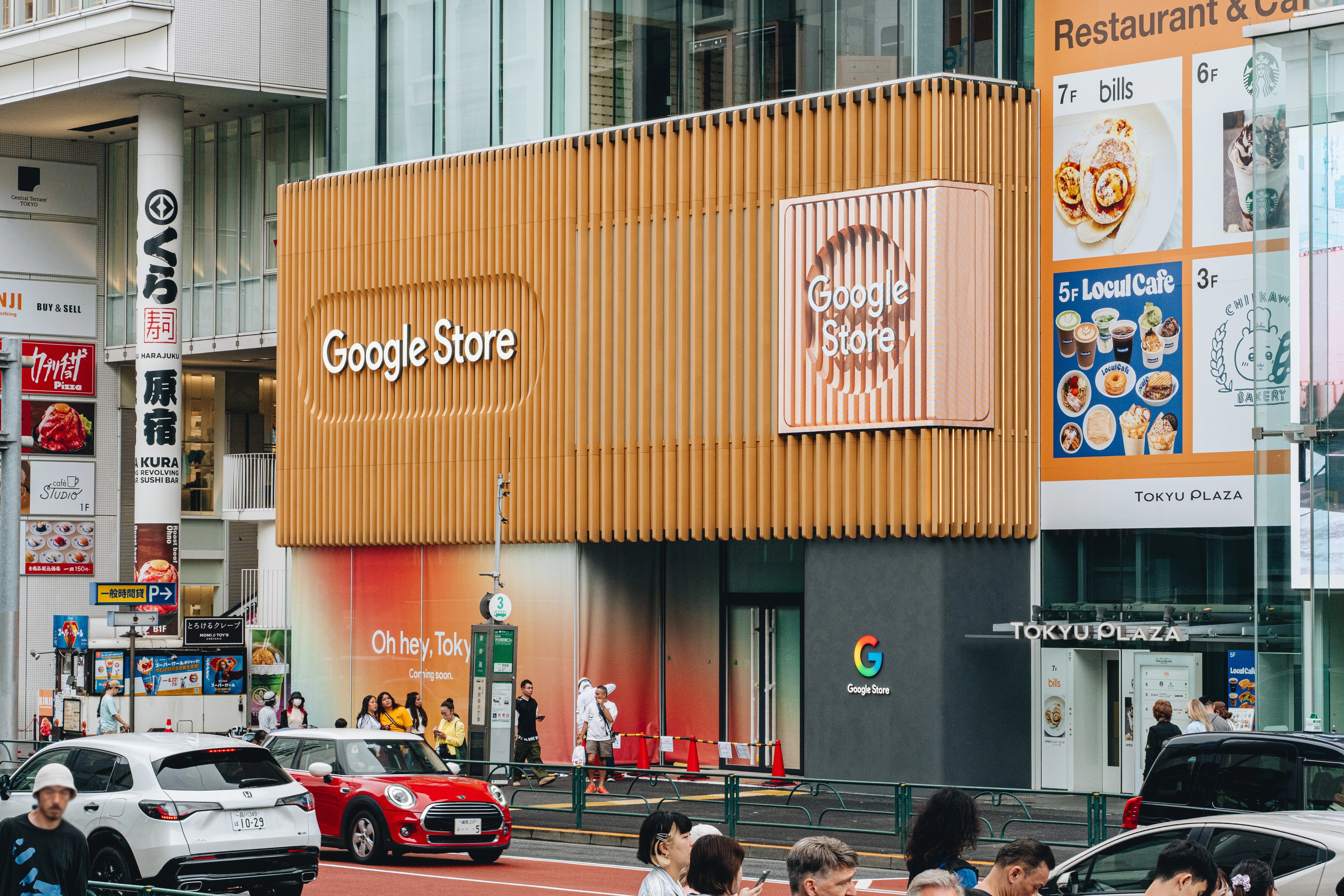 Google Store 表参道がオープン間近？ストアロゴとGロゴ設置で外観完成