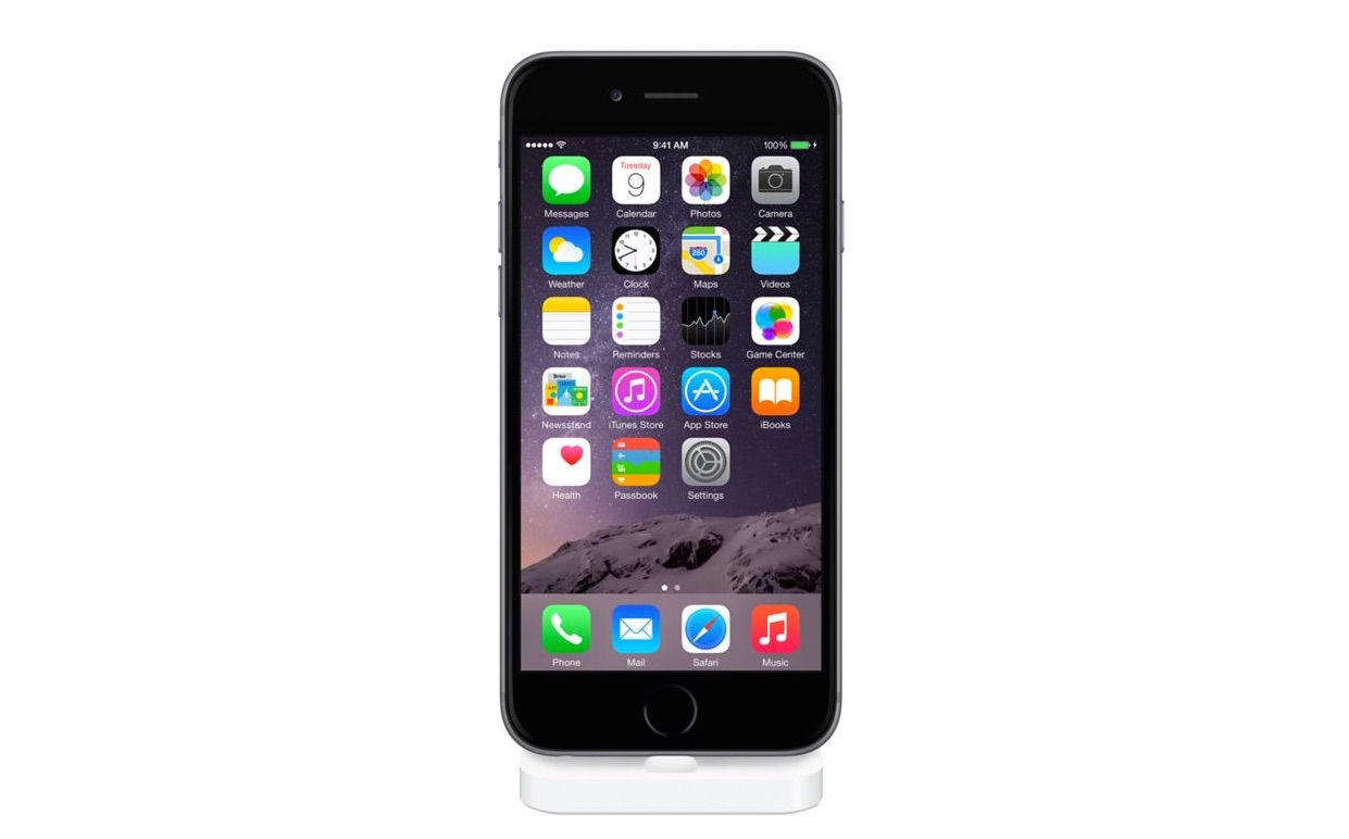 アップル、iPhone 6 / 6 Plusで使える専用ドック「iPhone Lightning Dock」を発売