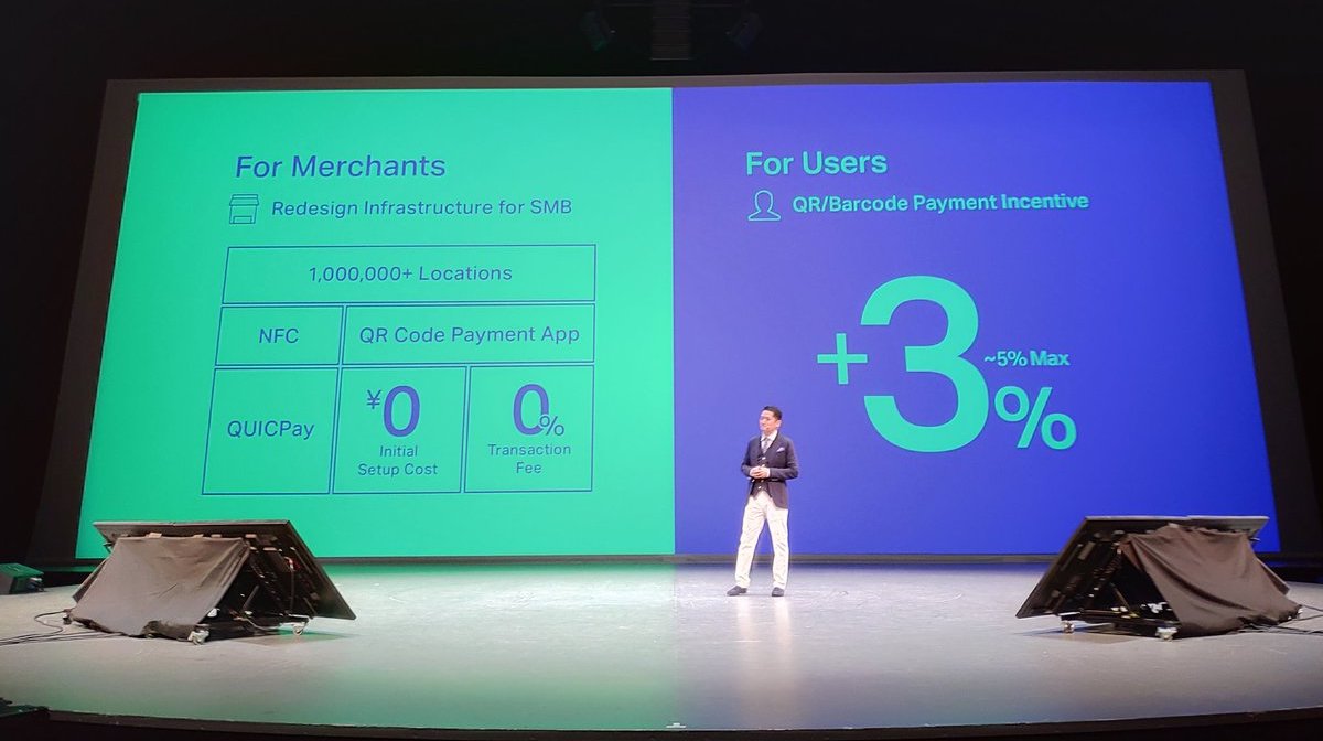 LINE Pay、コード支払いのポイント還元率を最大5%に。10万円の制限撤廃も