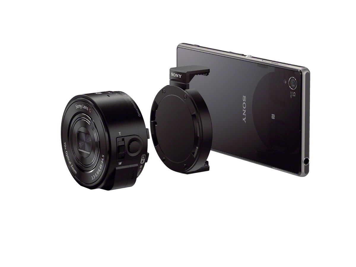 ソニー、レンズ型デジカメDSC-QX10／DSC-QX100を発表！スマホで