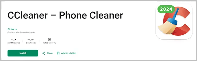 CC Cleaner for Android