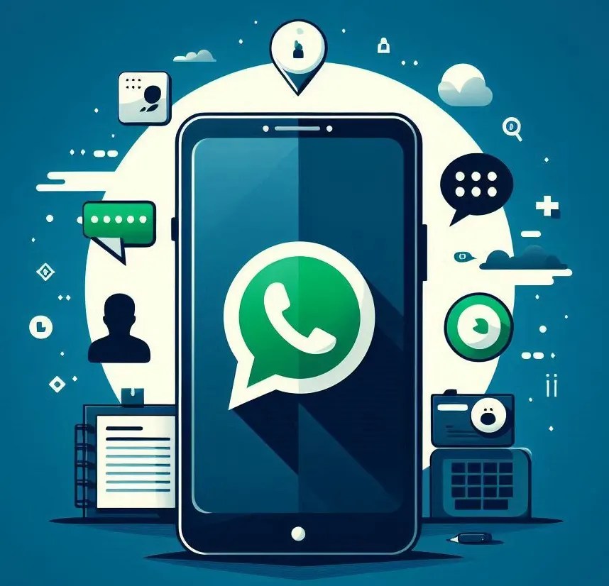 WhatsApp Logo Mobile Screen