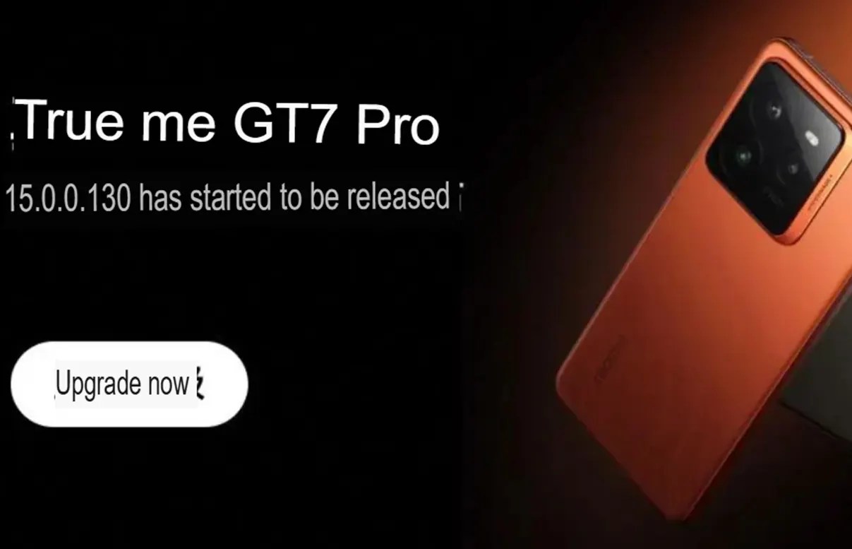 Realme GT 7 Pro update