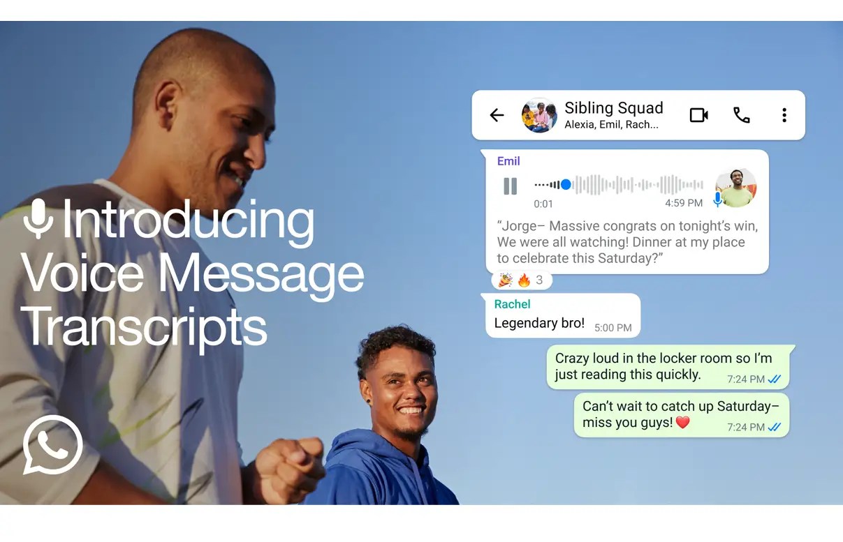 WhatsApp Voice Message Transcripts