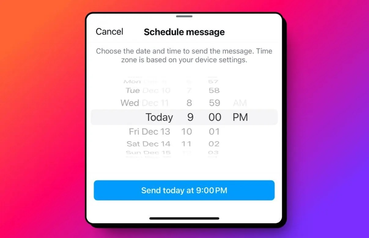 Instagram Schedule DM