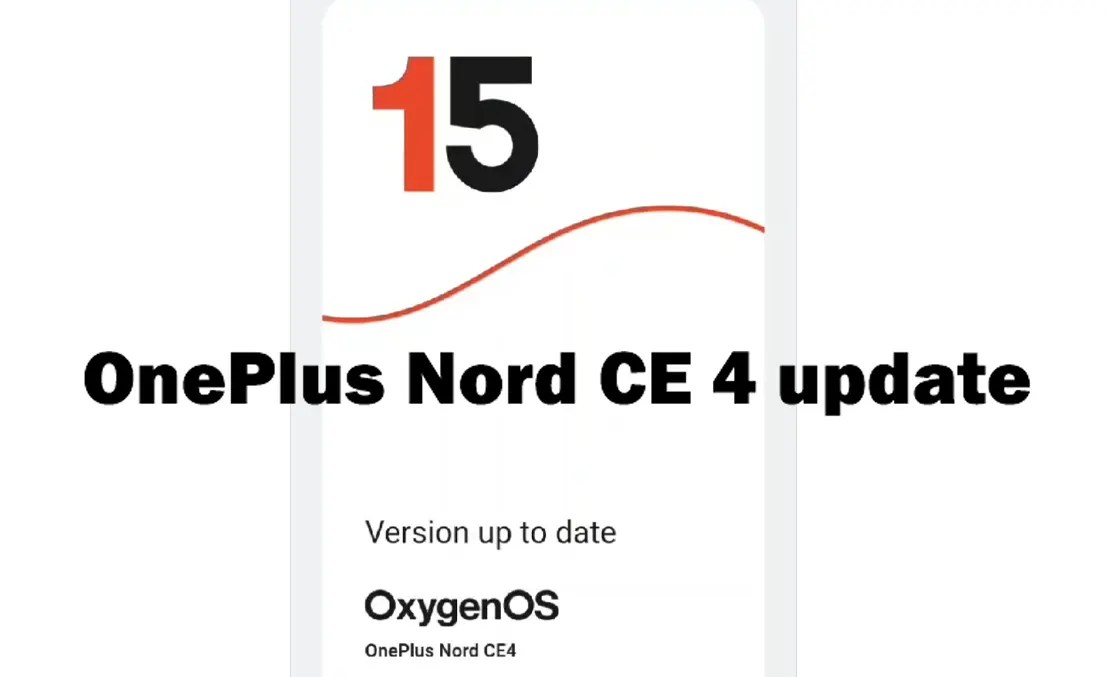 OnePlus Nord CE 4 update