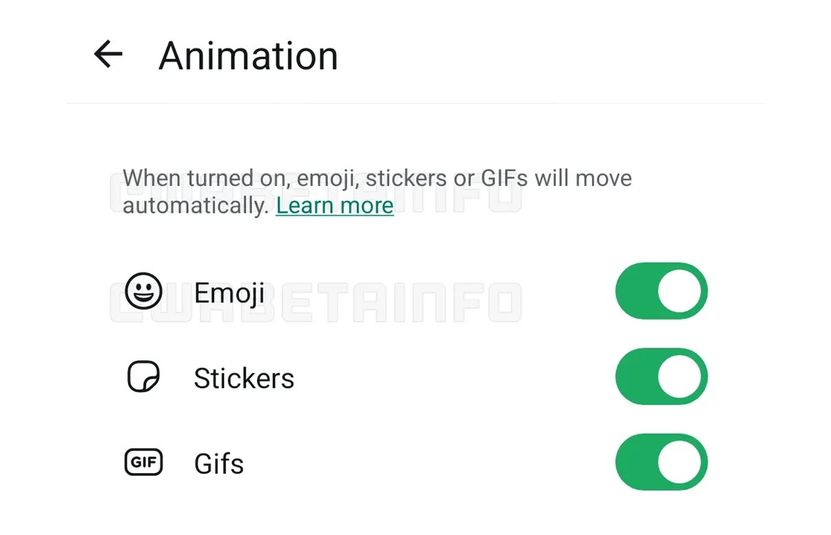 WhatsApp Chat Animation Control