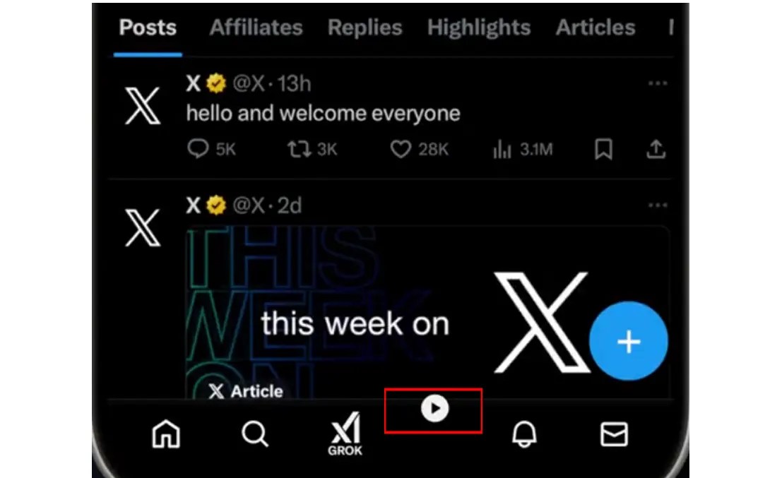 X Video Tab
