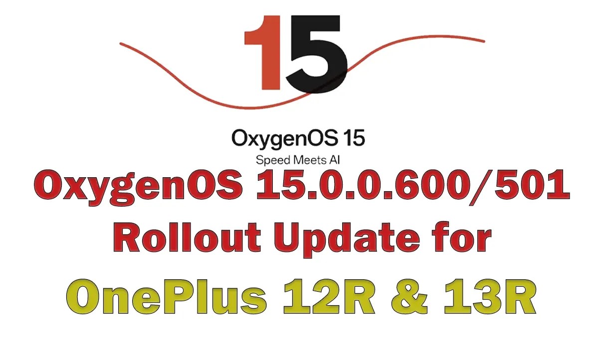 OxygenOS 15 Update OnePlus 13R OnePlus 12R