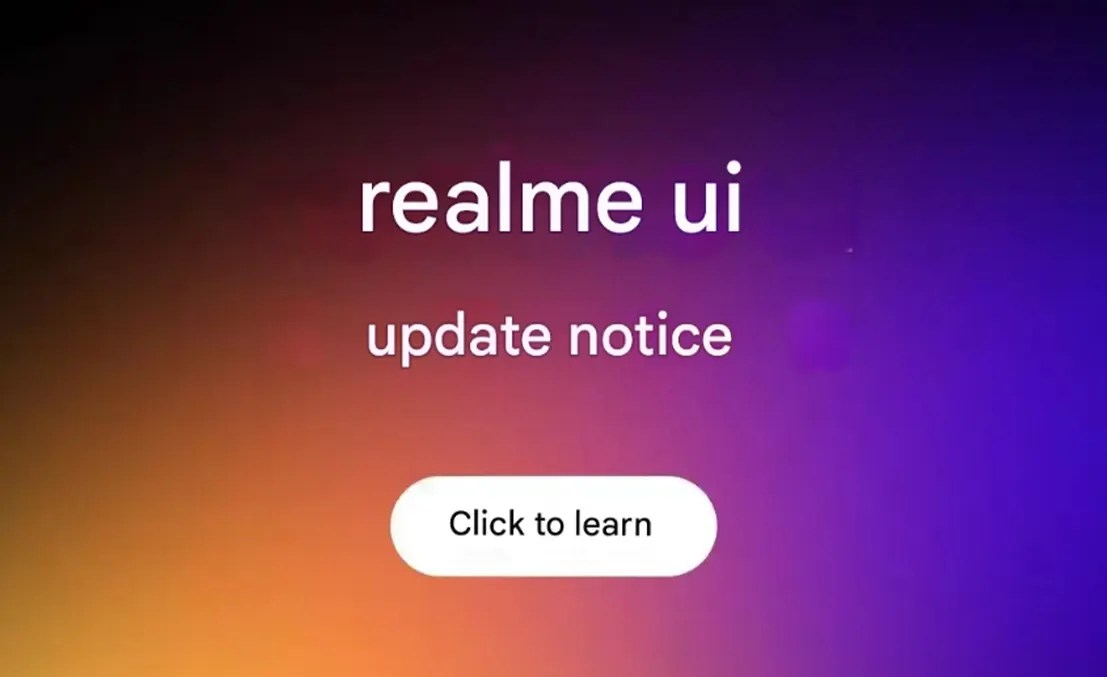 Realme UI Notice