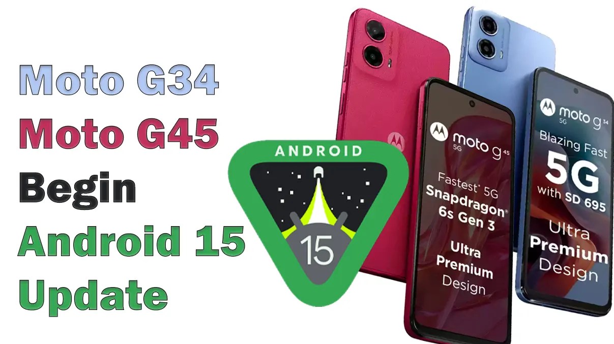 Moto G Series Android 15 Update
