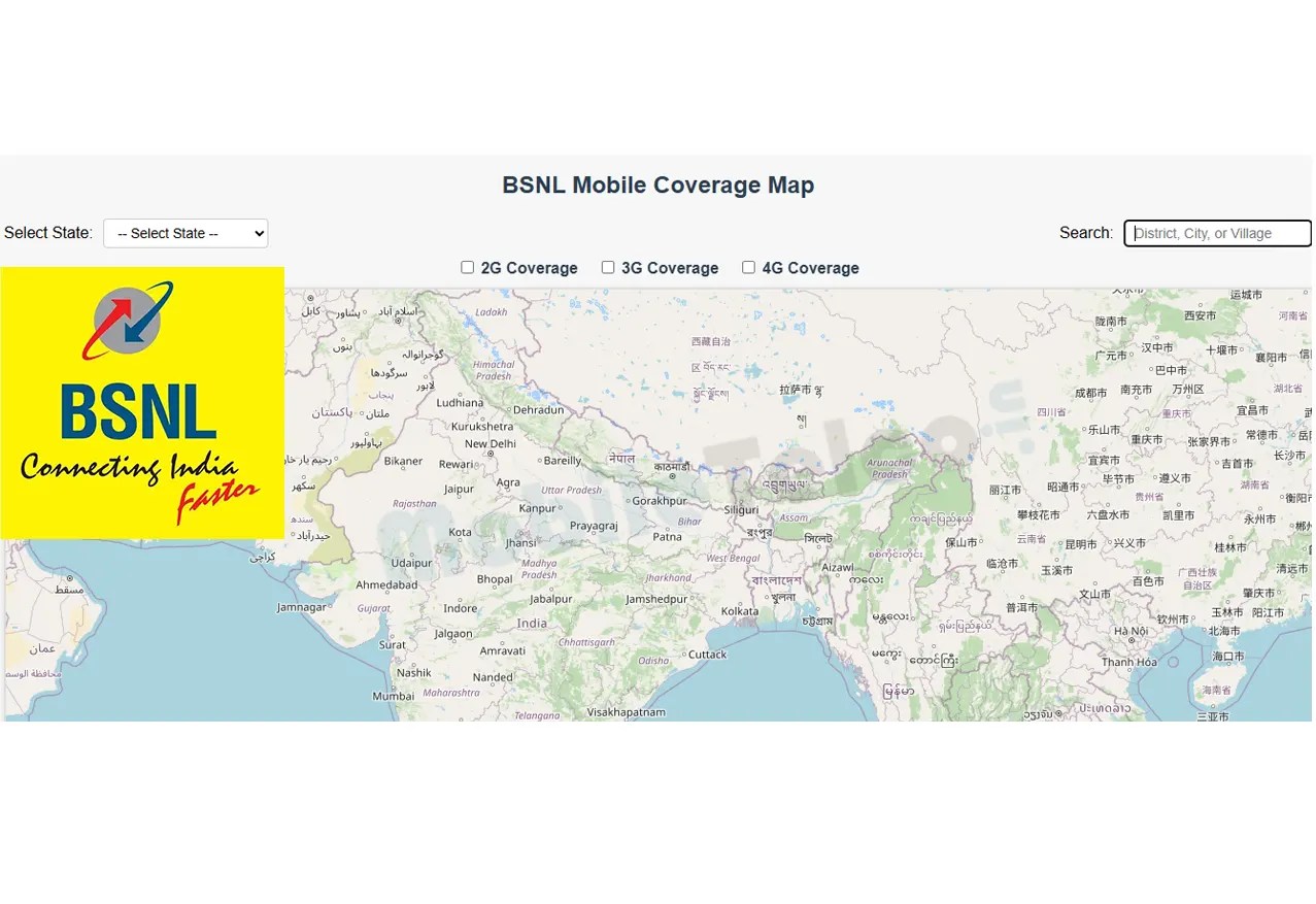 BSNL Coverage Map