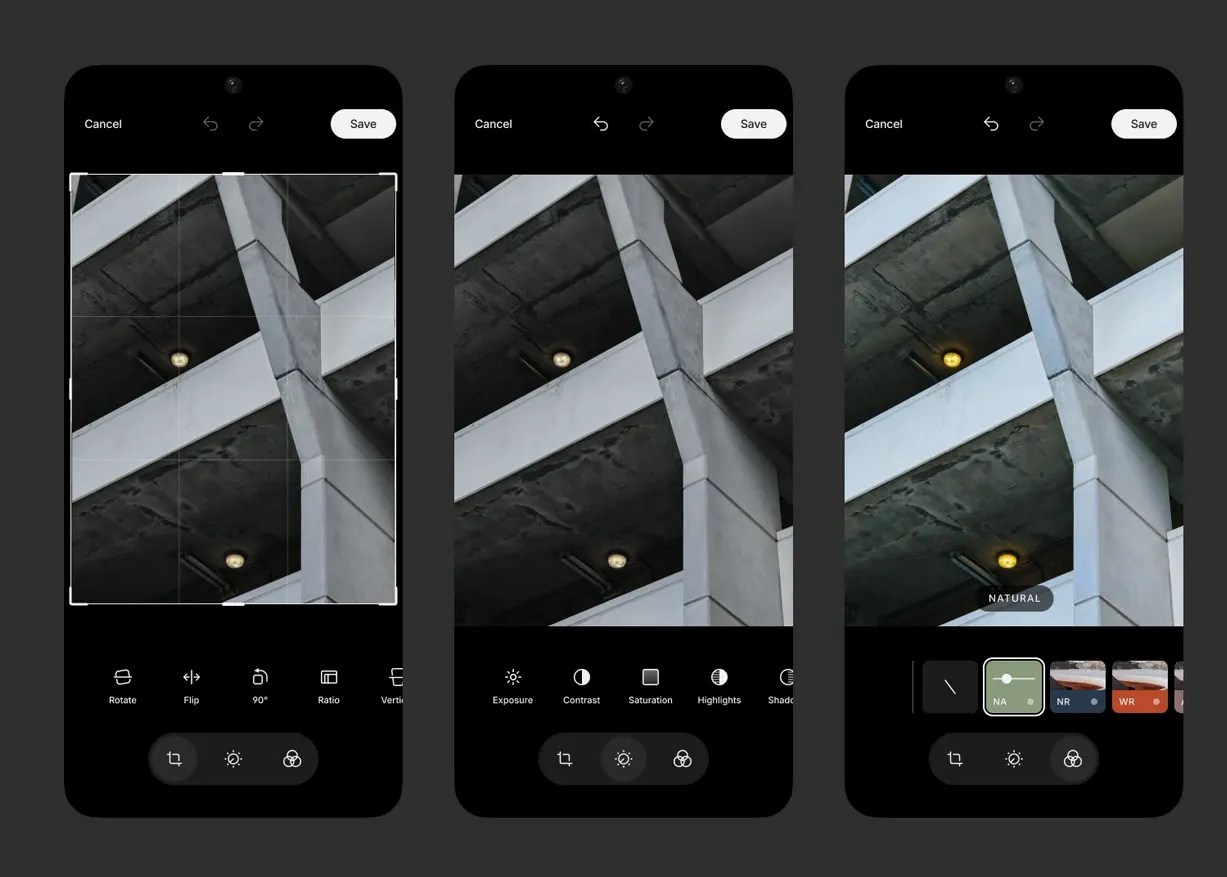 Nothing Gallery app features