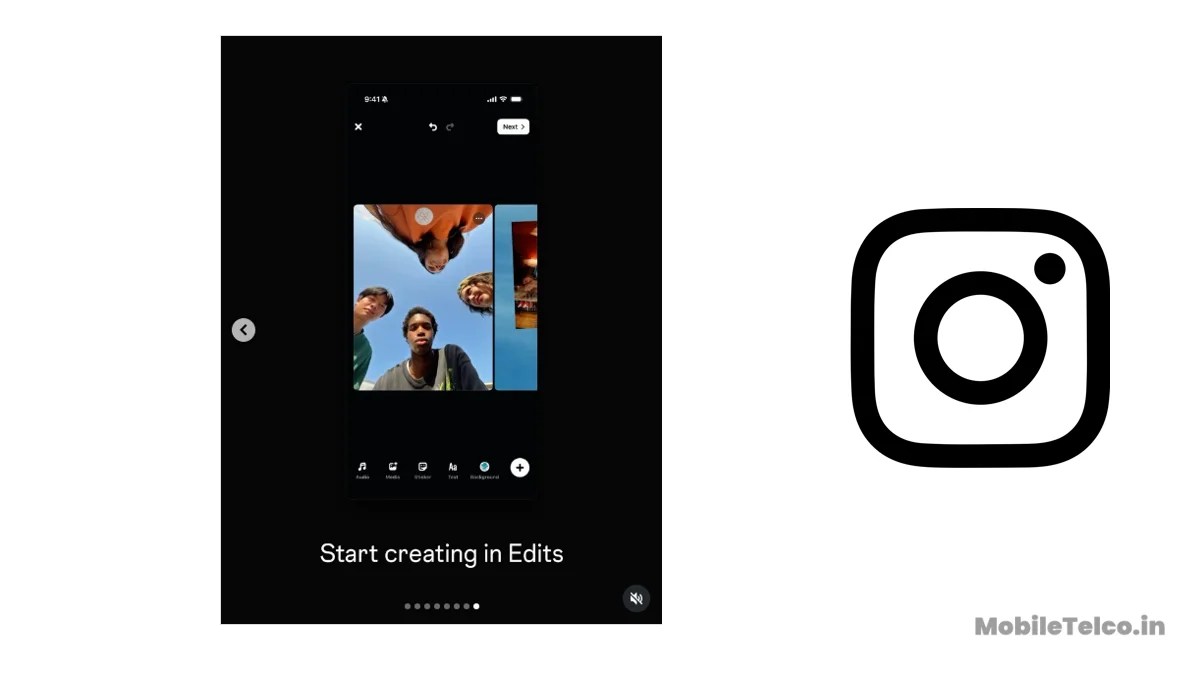 Instagram Edits carousel editor