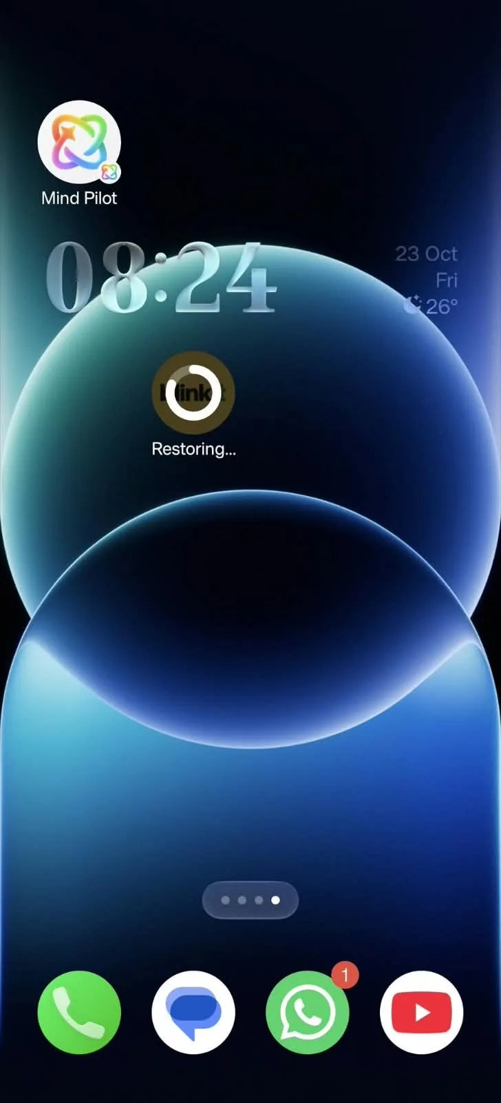 ColorOS 17 App Archiving - Blinkit restoring on home screen