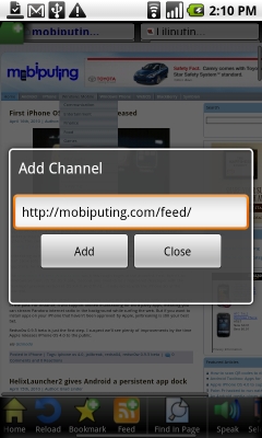 Infinity Web Browser for Android features speech to text, translation ...