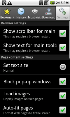 Infinity Web Browser for Android features speech to text, translation ...
