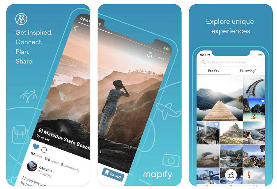 Aplikacja mobilna „Mapify - Your Trip Planner”