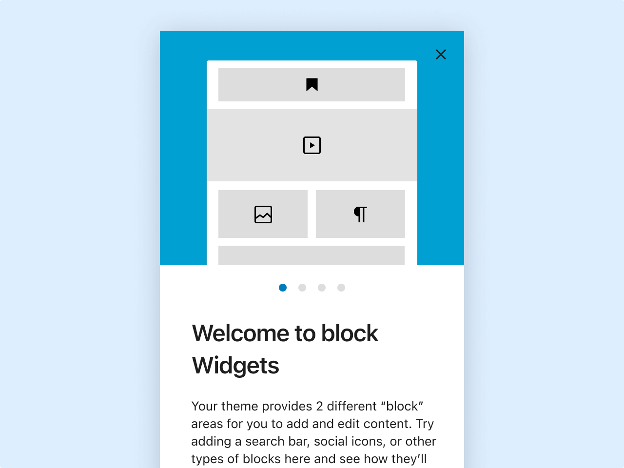 Bloki z widżetami (WordPress 5.8)