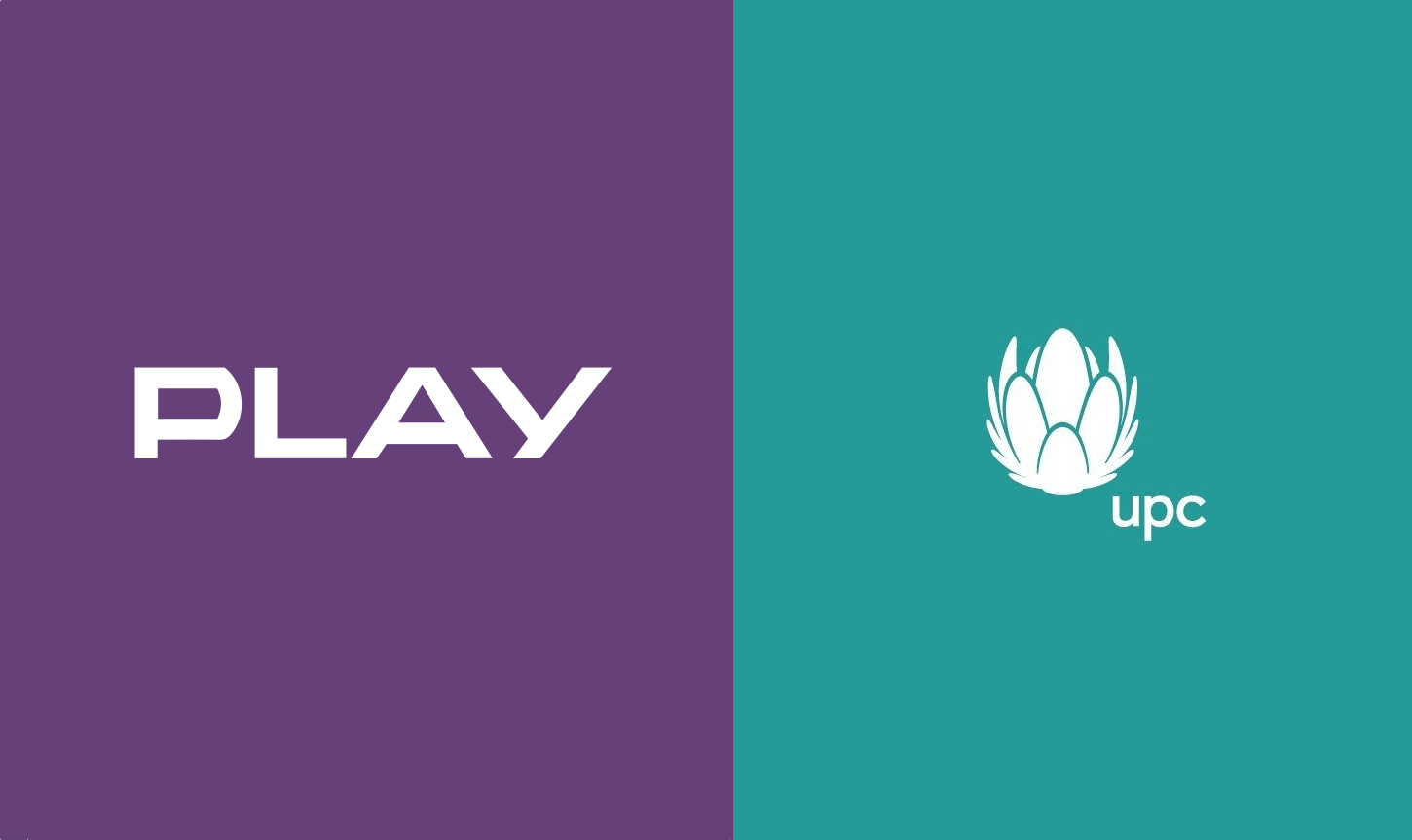 PLAY i UPC - logotypy