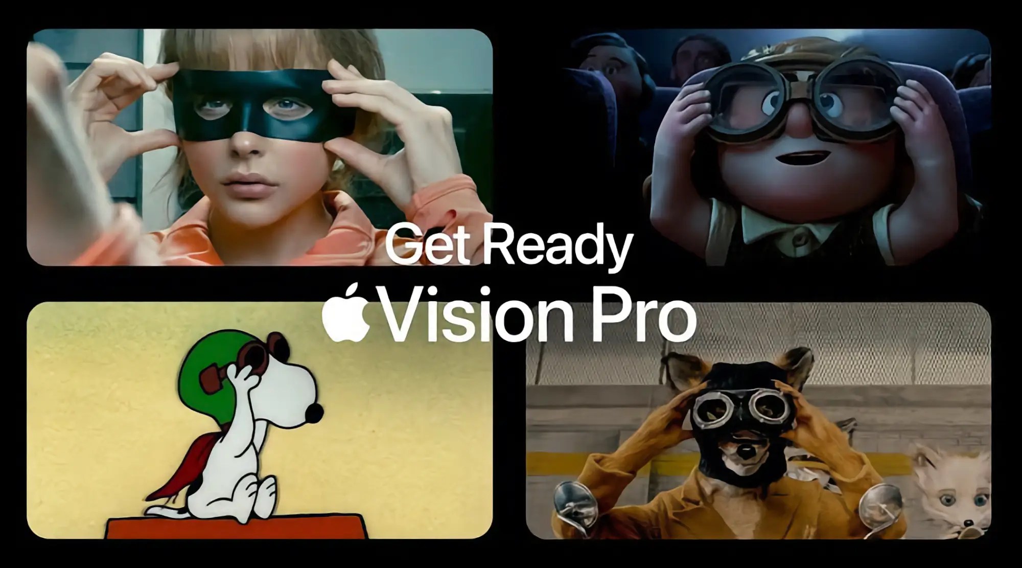 Fragmenty filmów ze spotu „Get Ready” promującego Apple Vision pro