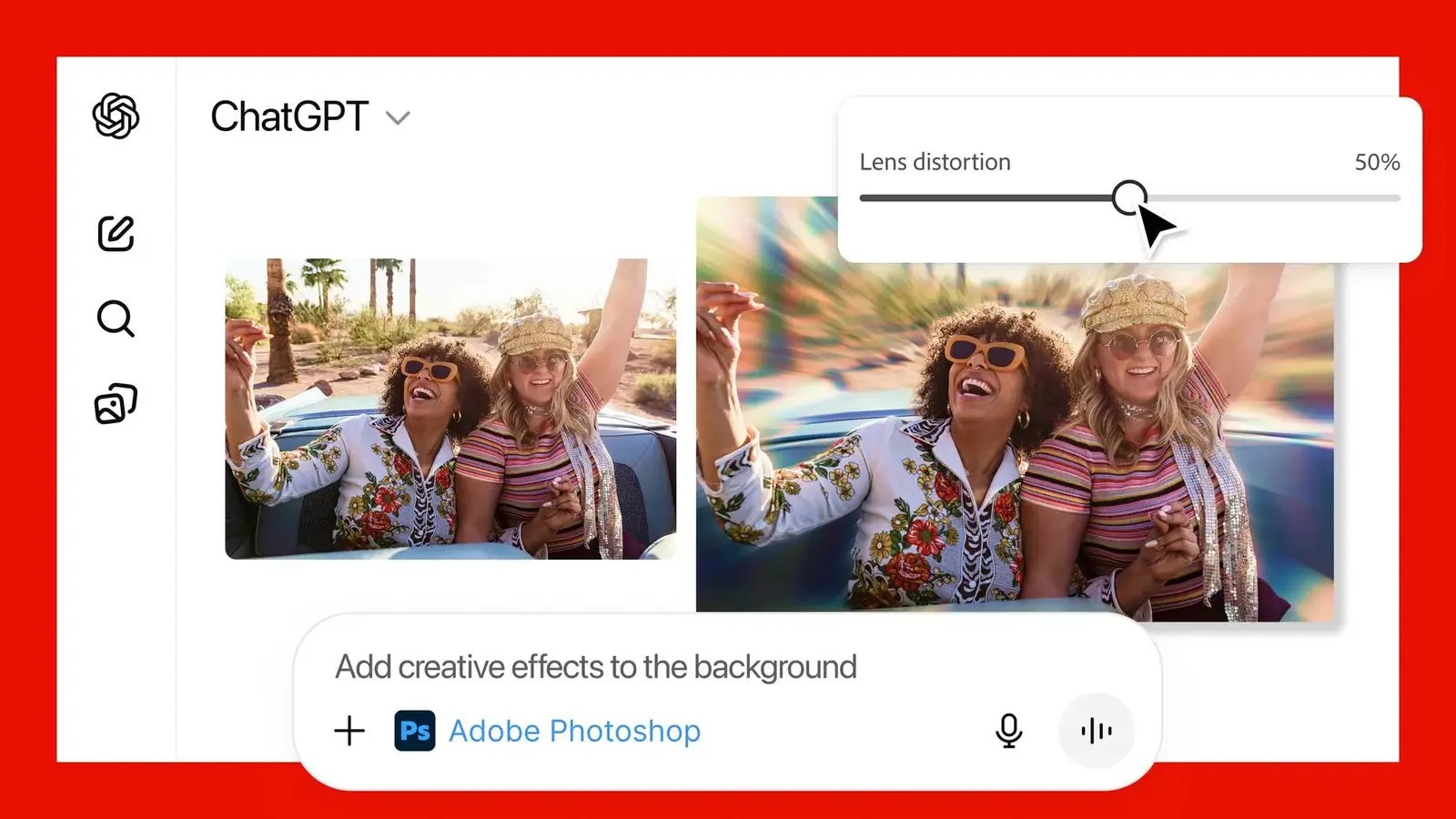 Adobe Photoshop w ChatGPT