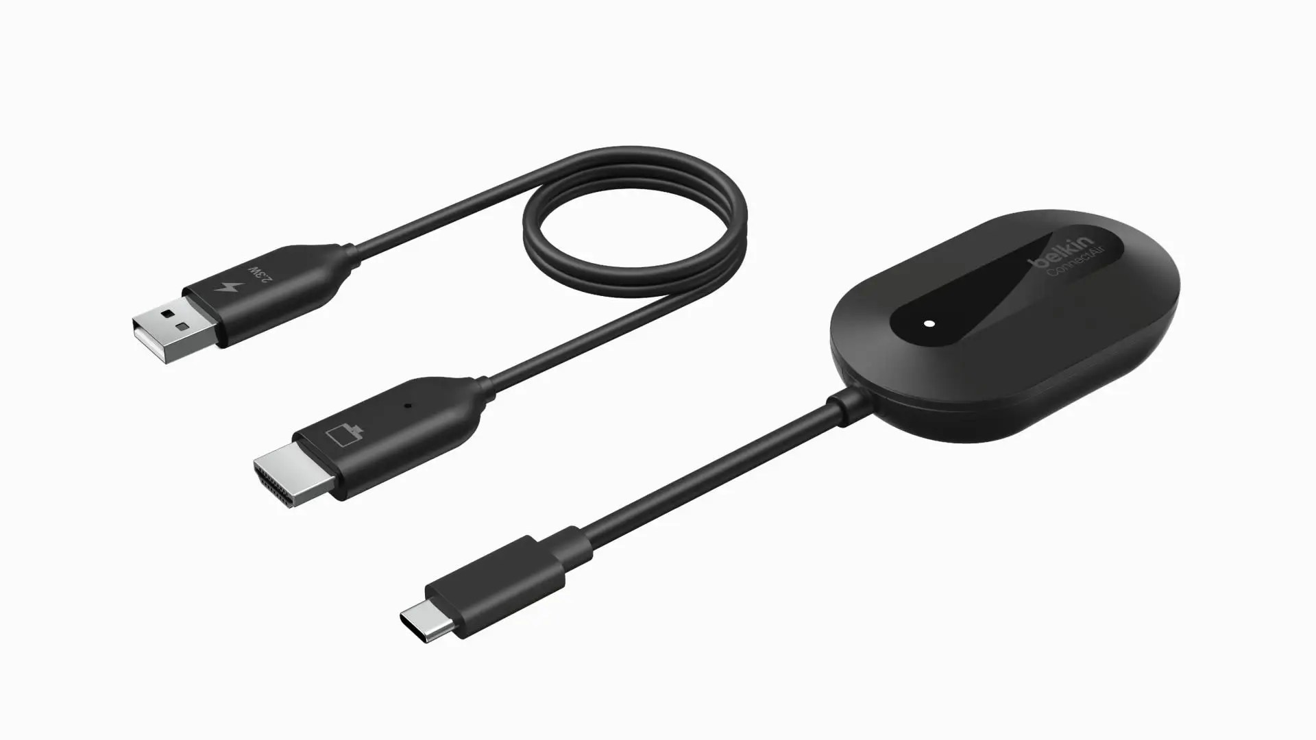 Bezprzewodowy adapter HDMI ConnectAir firmy Belkin działa bez połączenia z Wi-Fi