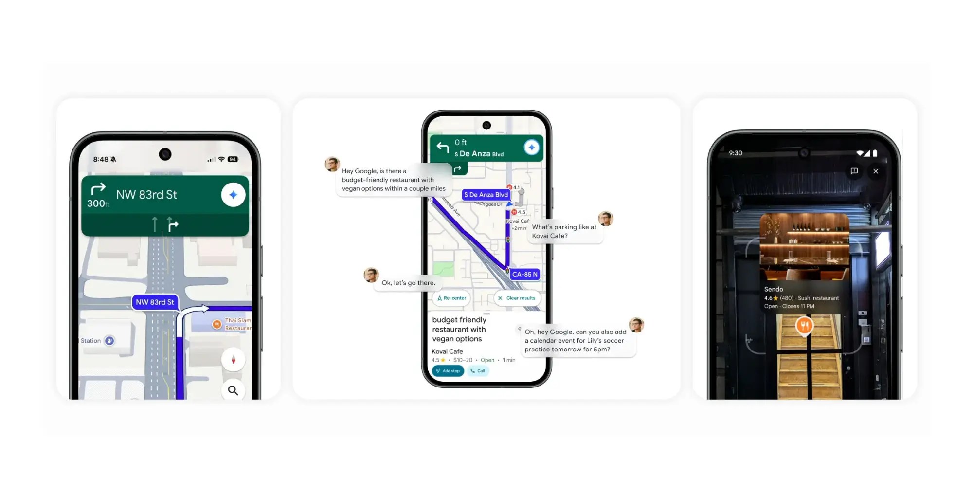 Gemini trafia do nawigacji dla pieszych i rowerzystów w Mapach Google