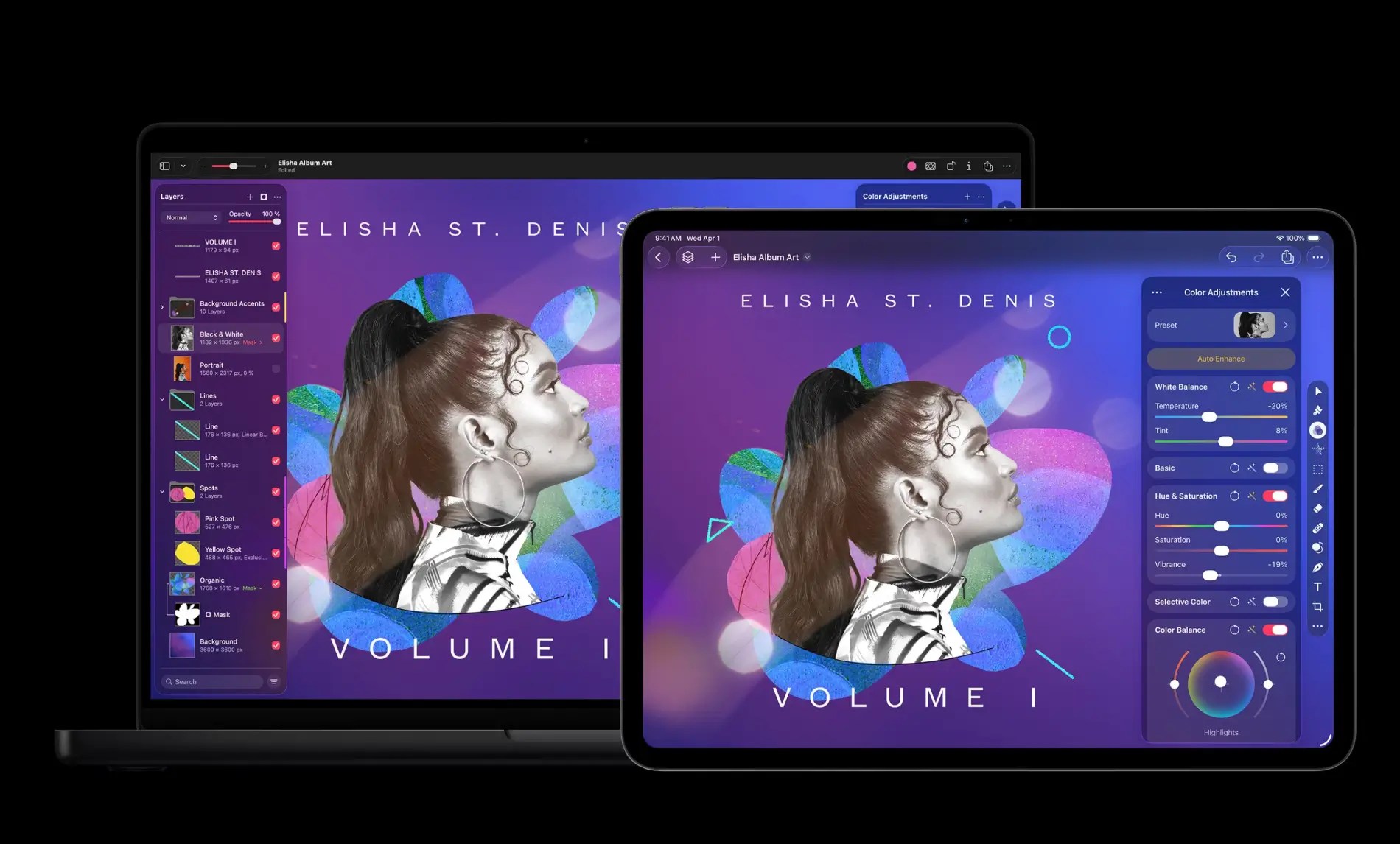 Pixelmator Pro: edycja grafiki - Apple Creative Studio