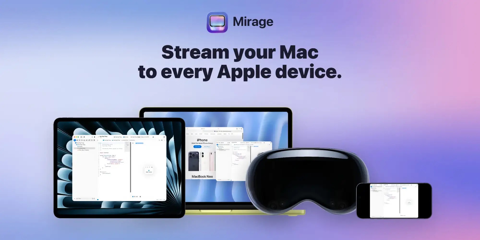Mac w kieszeni i na iPadzie! „Mirage”przynosi bezprzewodowy streaming ekranu w jakości Retina
