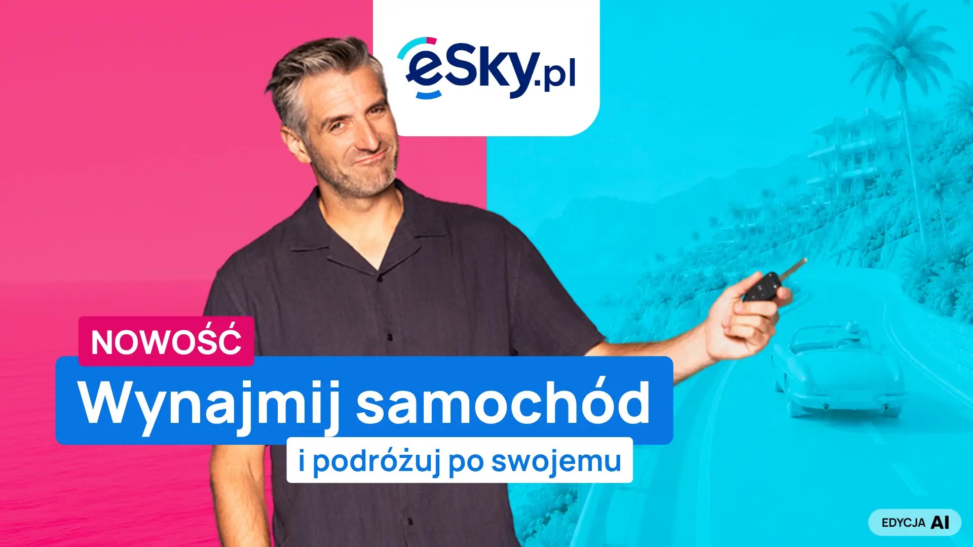 Wynajem samochodów dostępny w eSky
