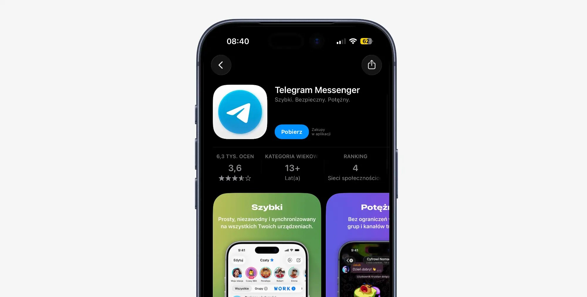 Błyskawiczna reakcja Apple. Telegram tymczasowo usunięty z App Store z powodu nielegalnych treści