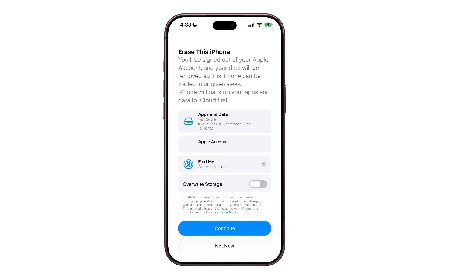 IOS 27.2 pozwoli nadpisywać pamięć pustymi danymi przy wymazywaniu iPhone’a