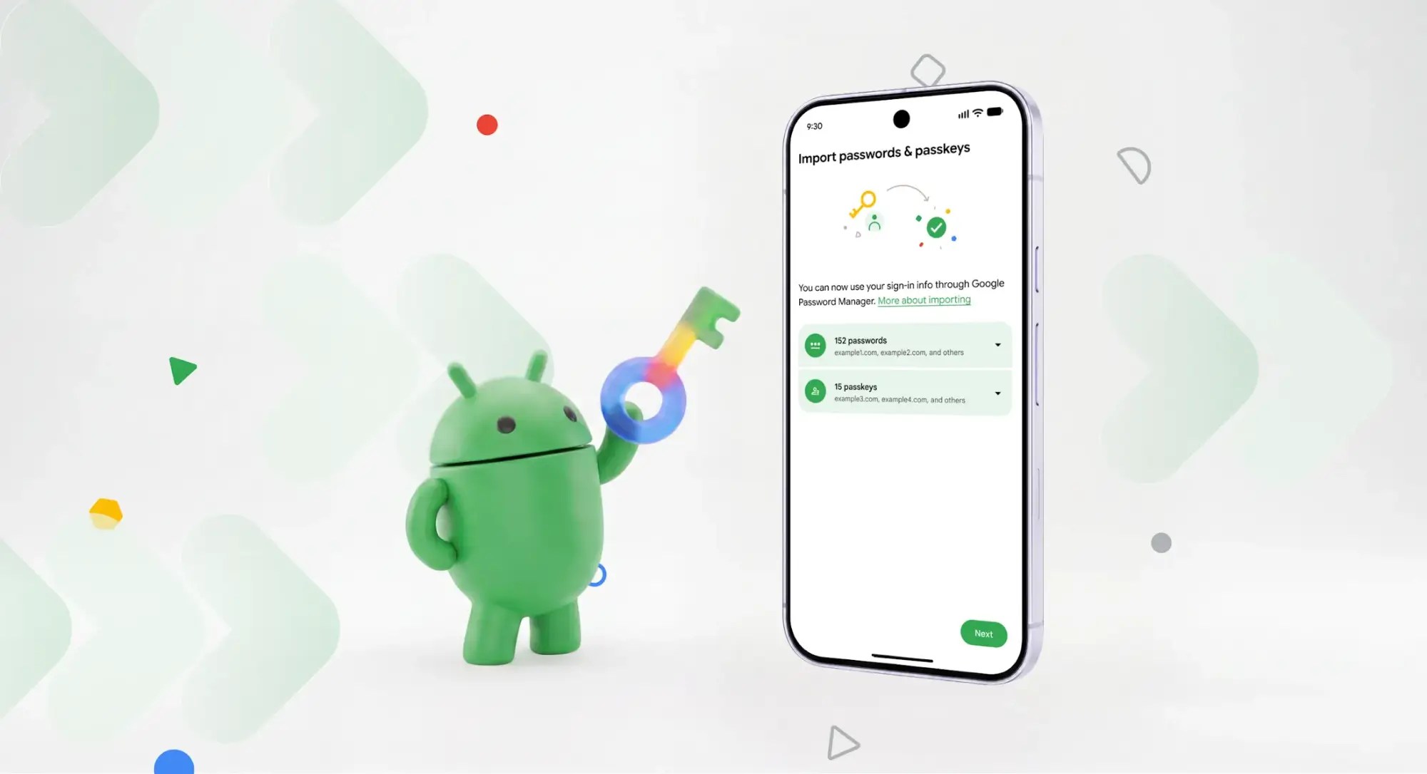 Pod Androidem przeniesiesz klucze dostępu (passkeys) między menedżerami haseł