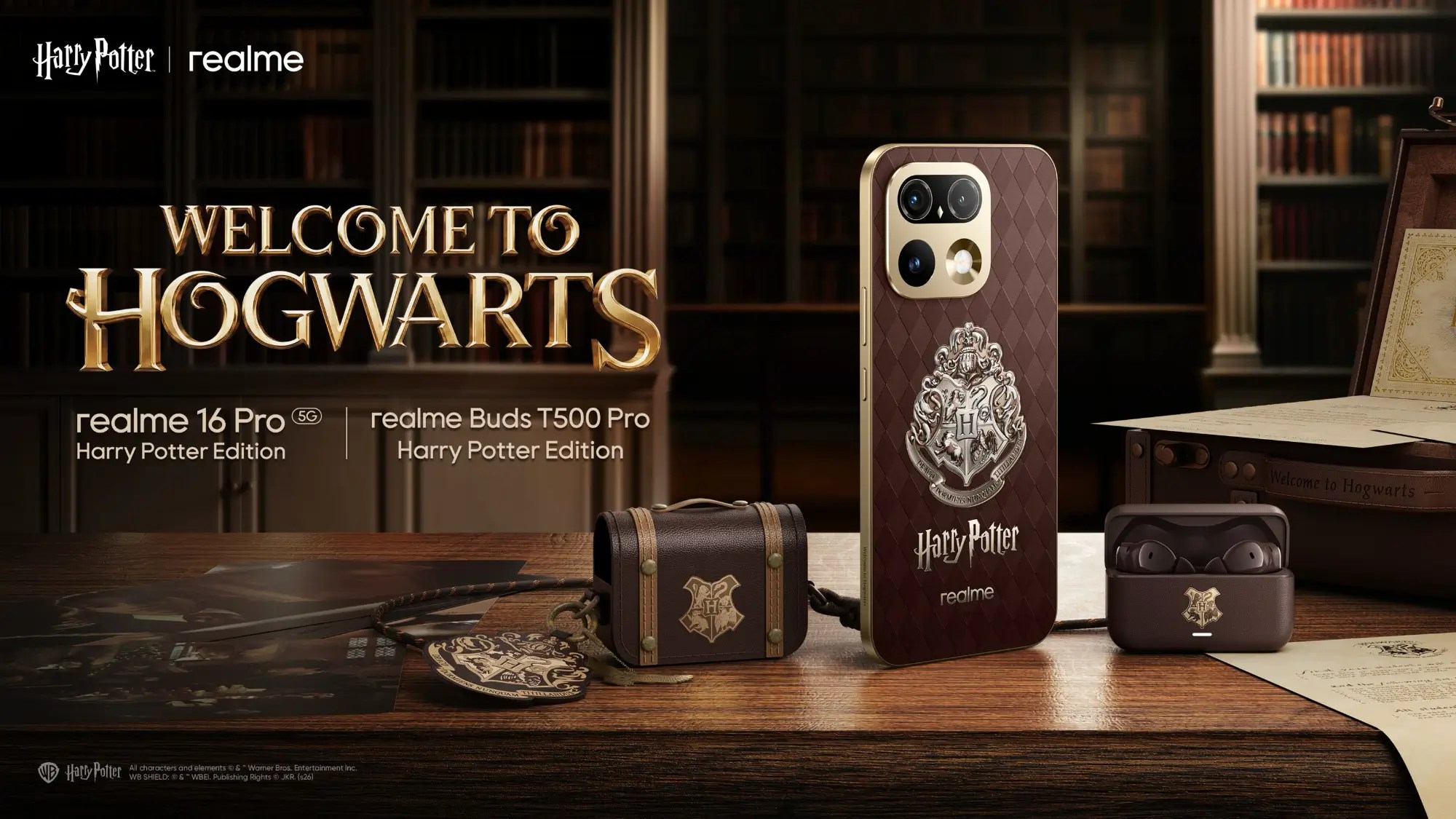Realme 16 Pro Harry Potter Edition oraz słuchawki realme Buds T500 Pro Harry Potter Edition już dostępne