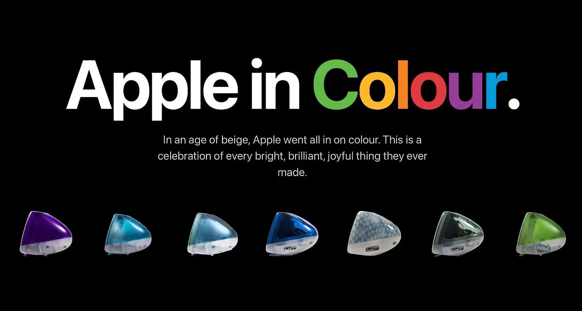 Paleta historii Apple’a: 30 lat produktów giganta z Cupertino w 341 wyjątkowych odcieniach!