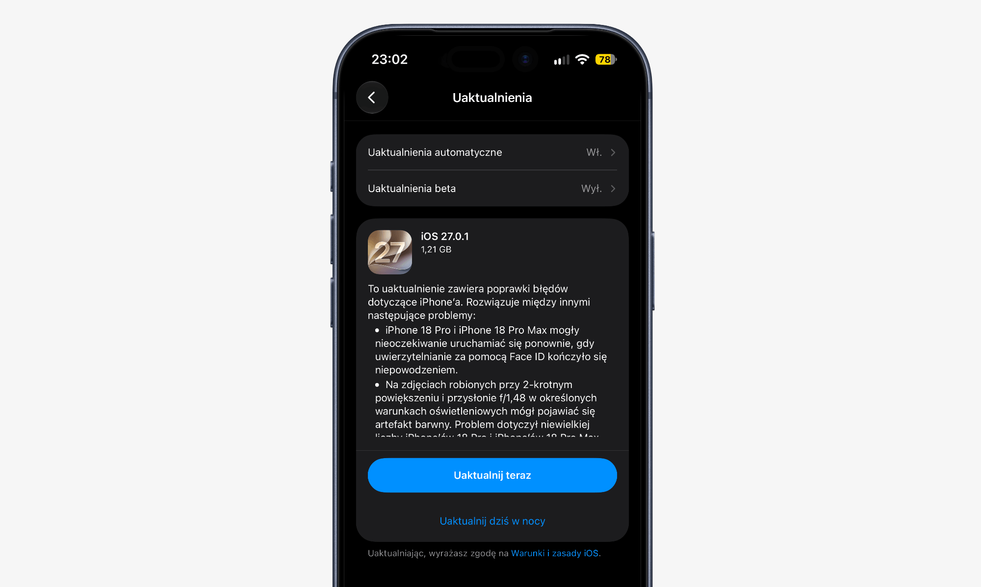 IOS 27.0.1 i iPadOS 27.0.1 to pierwsze poprawki po wielkiej premierze!