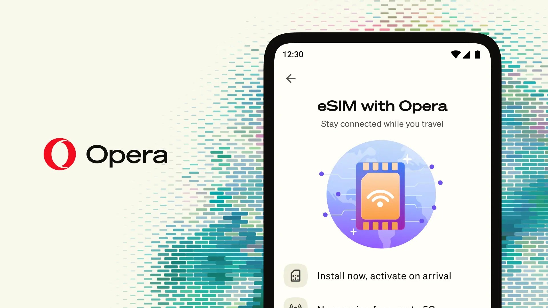 W przeglądarce Opera eSIM dla podróżujących!
