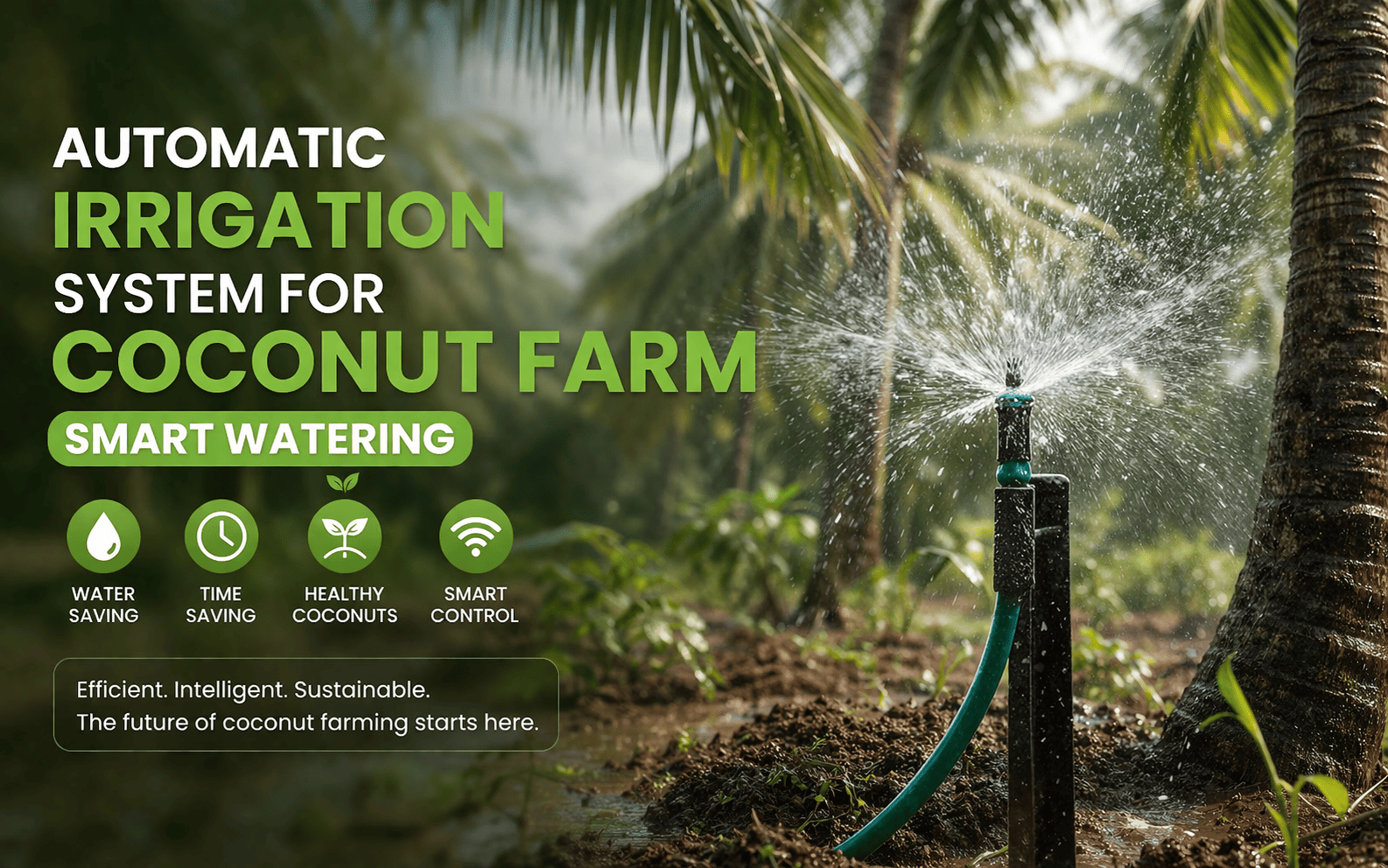 Automatic Irrigation System for Coconut Farm -Smart Watering