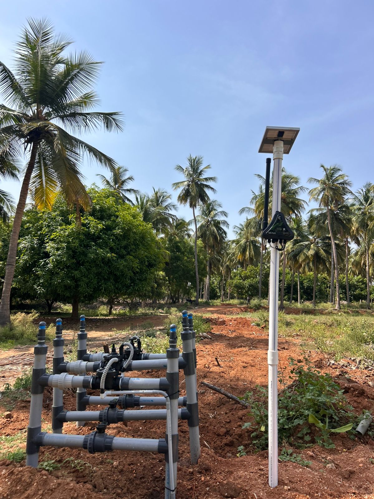 Wireless Irrigation Automation for a 25-Acre Coconut Farm