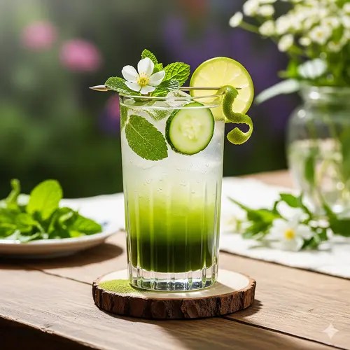 How to Make the Perfect Matcha Mint Garden & Tonic (Antioxidant-Packed Recipe) 2 Matcha Mint Garden & Tonic mocktail