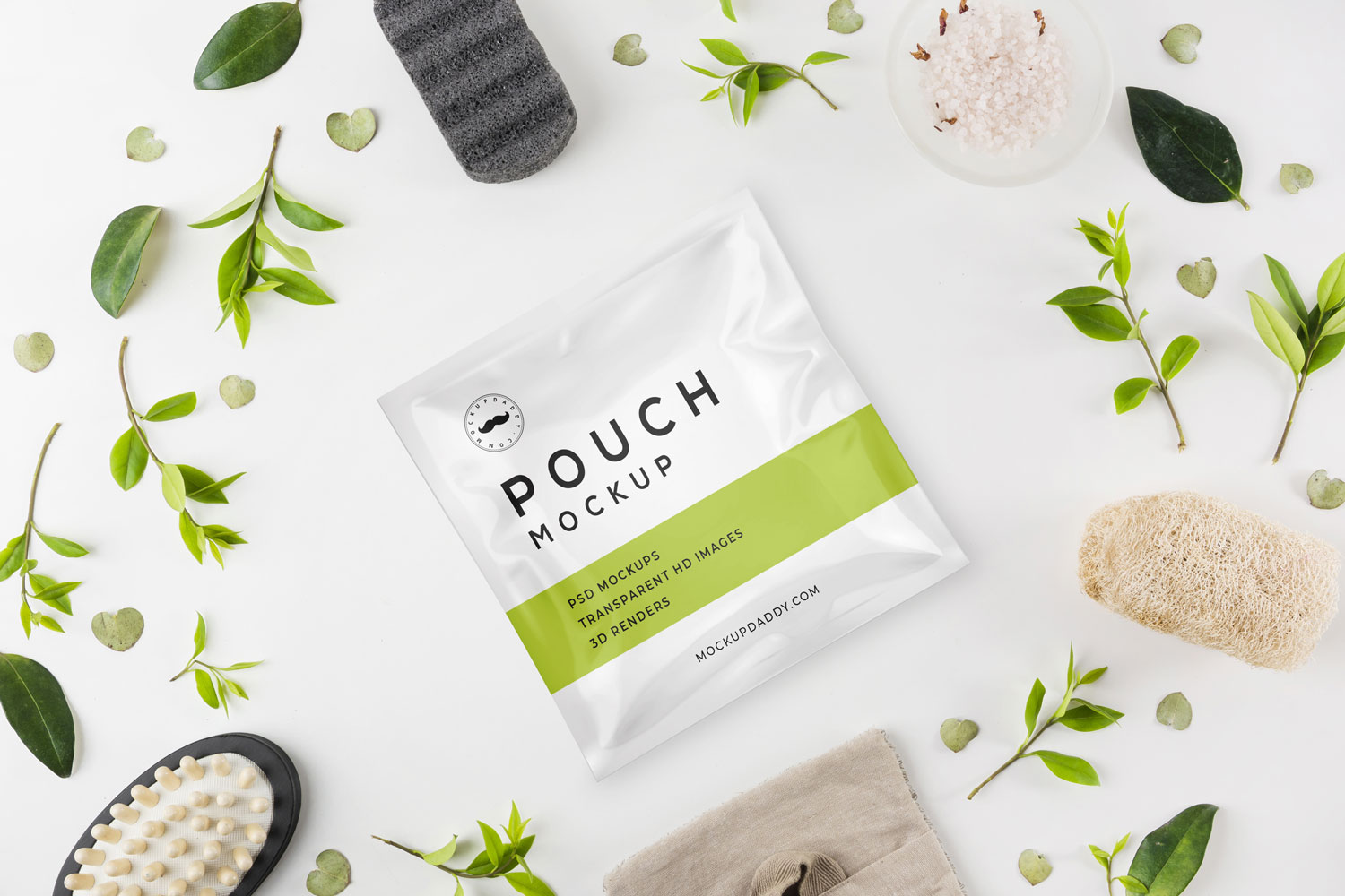Free sealed sachet mockup to showcase your pouch packaging design in a photorealistic look. Mini Square Pouch Mockup Mockup Daddy