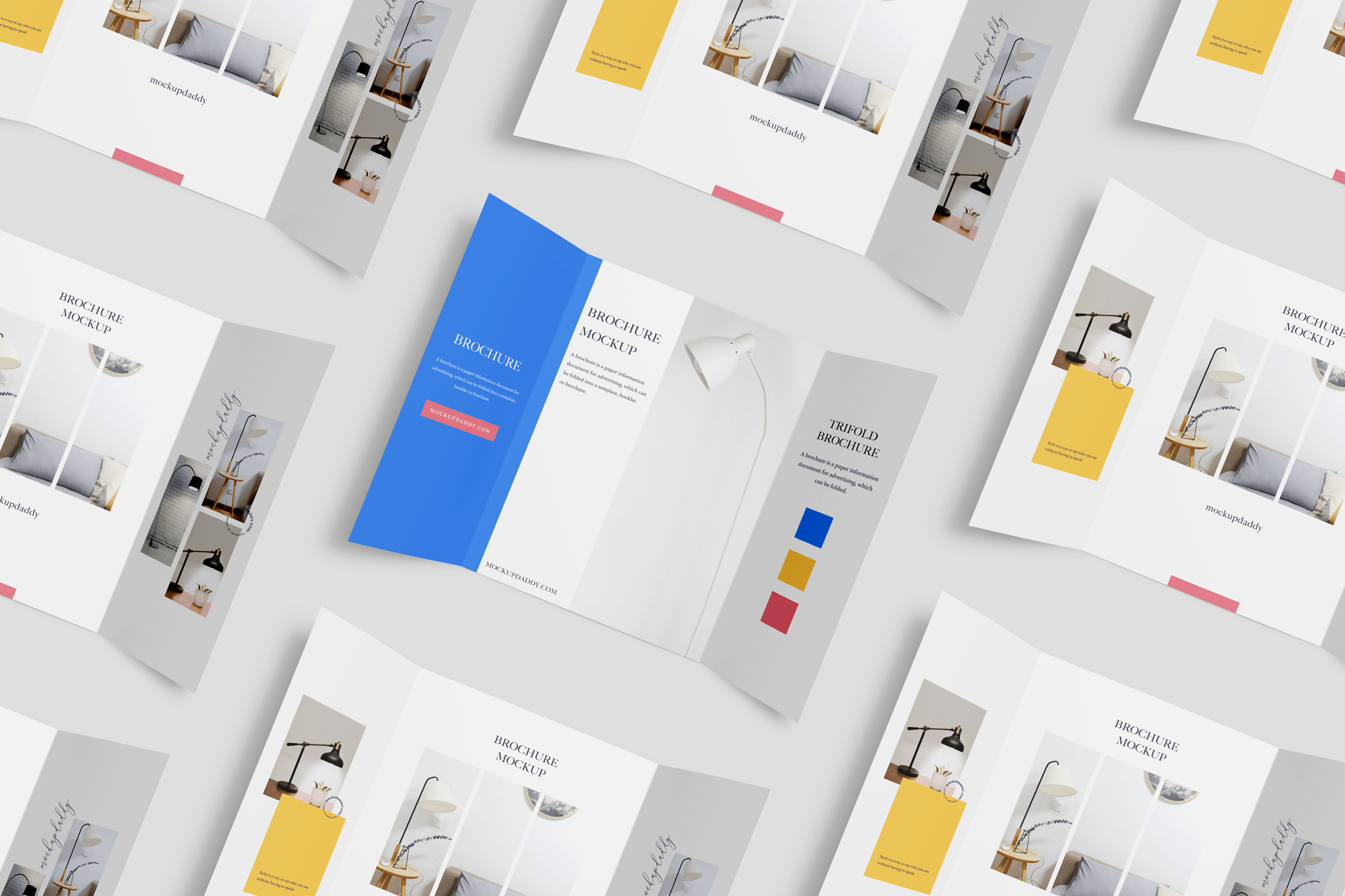 Single gatefold brochure mockup which you can customize using photoshop smart object layers. Gate Fold Brochure Psd Mockup Mockup Daddy