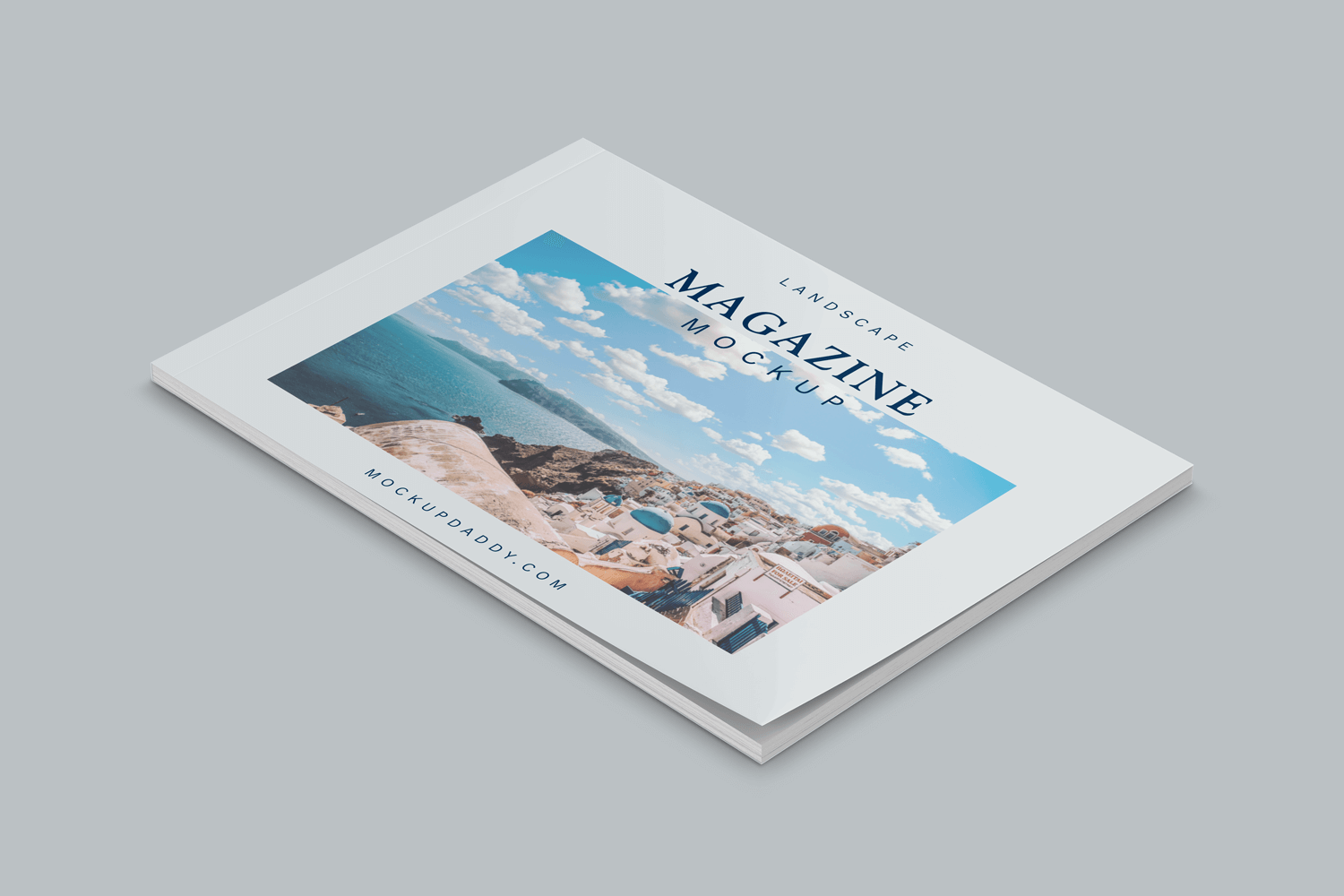 Free landscape book mockup in fully customizable psd file. A4 Landscape Magazine Mockup Mockup Daddy