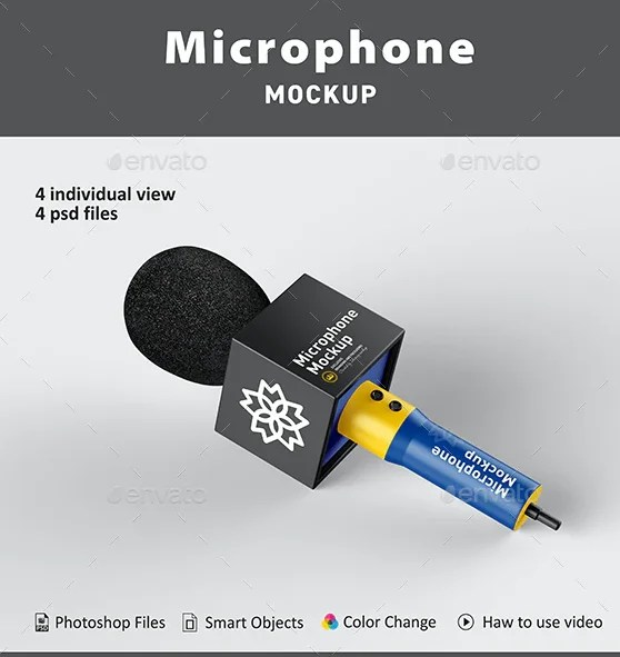 The best selection of royalty free news microphone vector art, graphics and stock illustrations. 17 Best Free Microphone Mockup Psd Templates Mockup Den